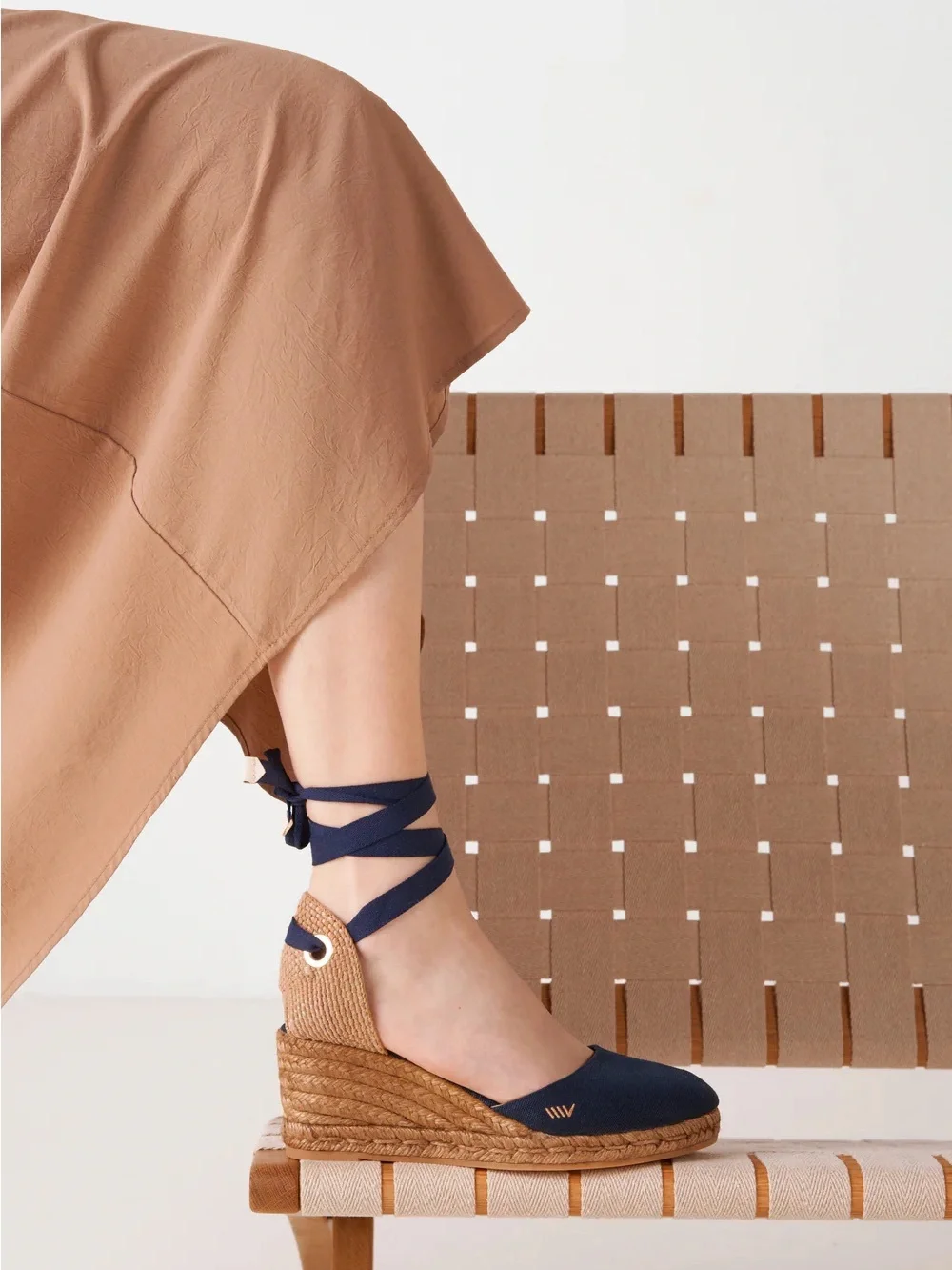 Sagaro Canvas Espadrille Wedges organic cotton Sz Eu‎ 38 US 7